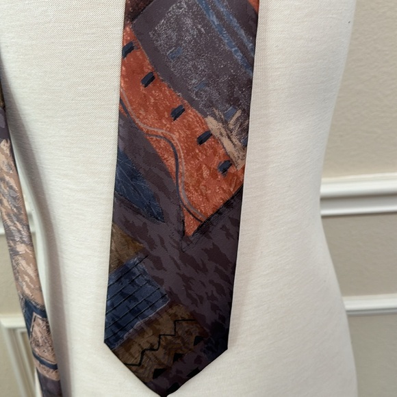 Alberto Serra Men’s TIE - Dark grey multi - Picture 5 of 9